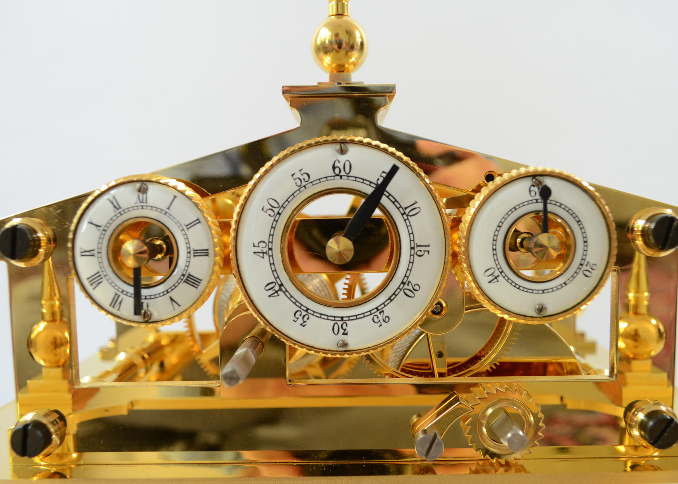 Gold Plated Congreve Rolling Ball Clock