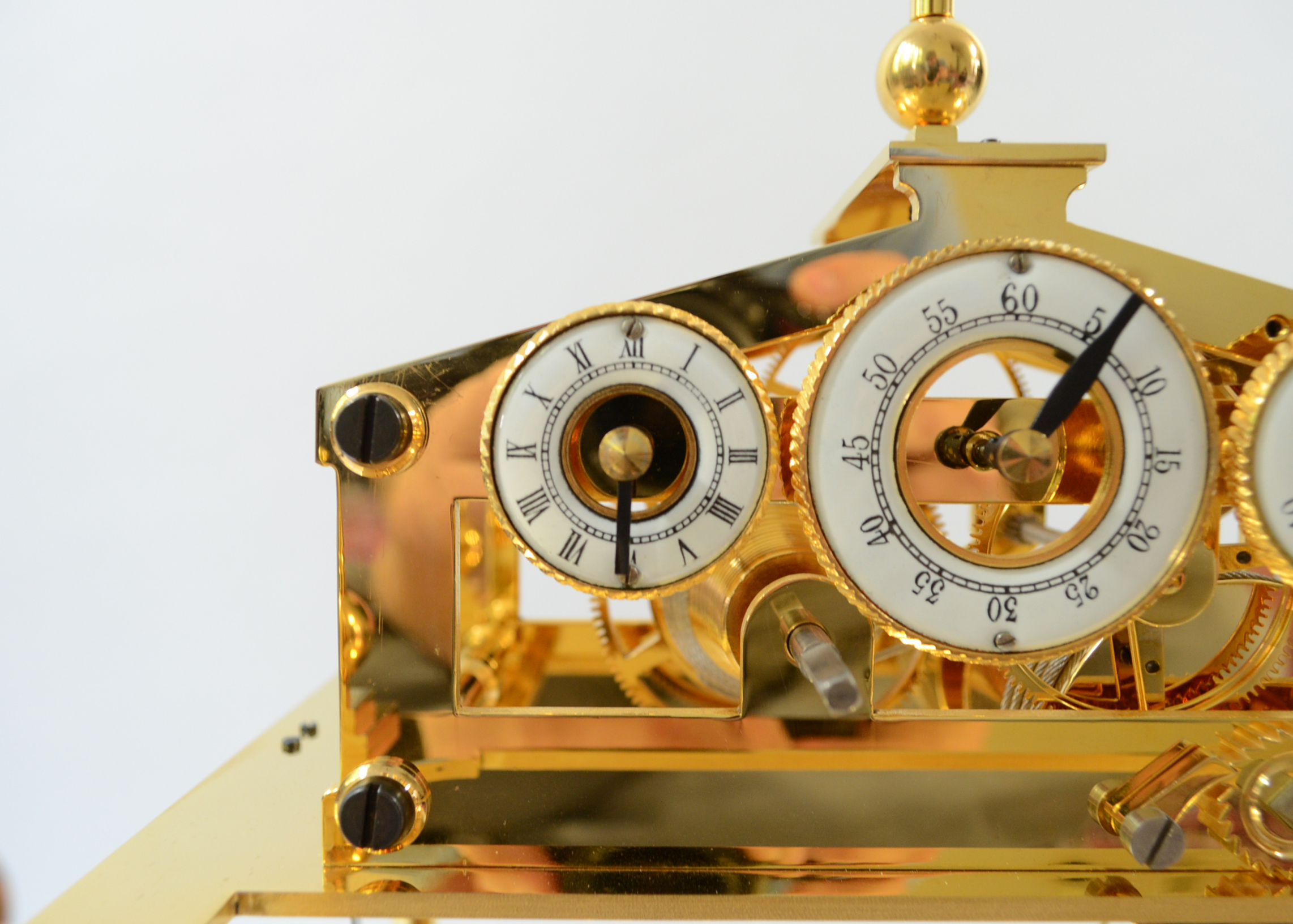 Gold Plated Congreve Rolling Ball Clock