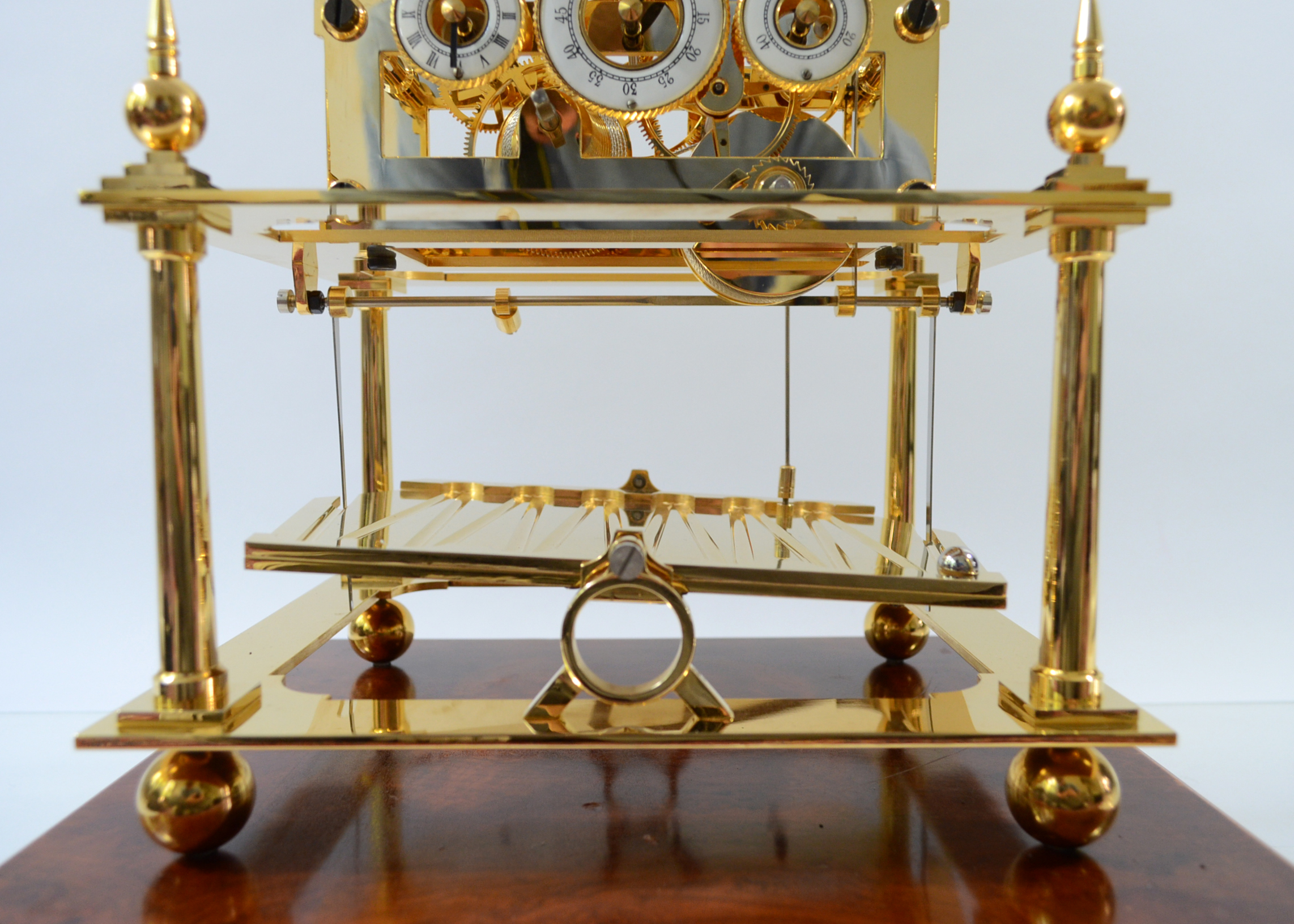 Gold Plated Congreve Rolling Ball Clock