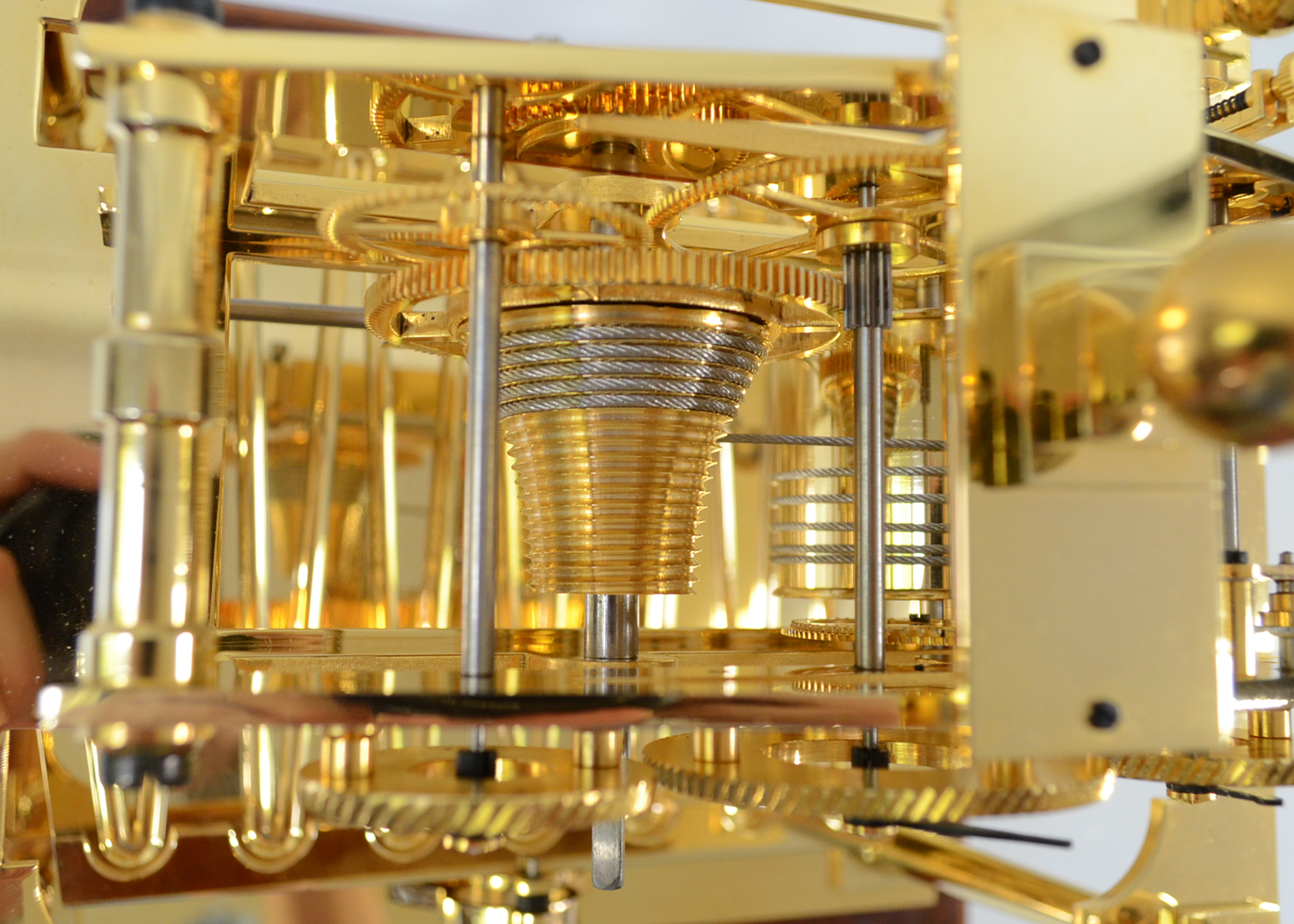 Gold Plated Congreve Rolling Ball Clock