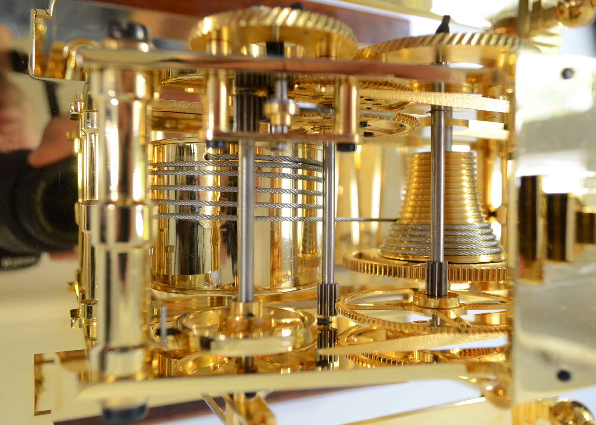 Gold Plated Congreve Rolling Ball Clock