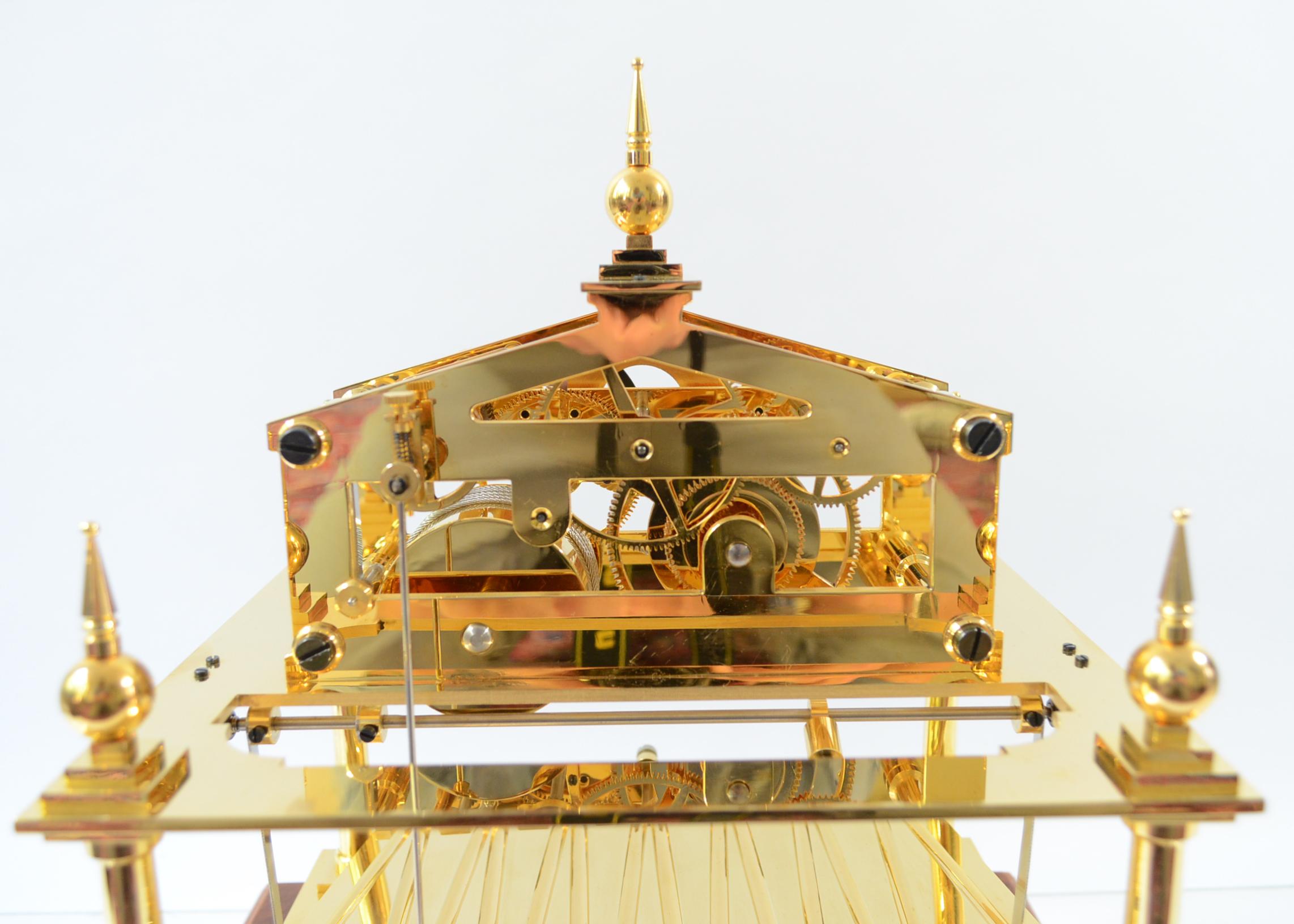 Gold Plated Congreve Rolling Ball Clock