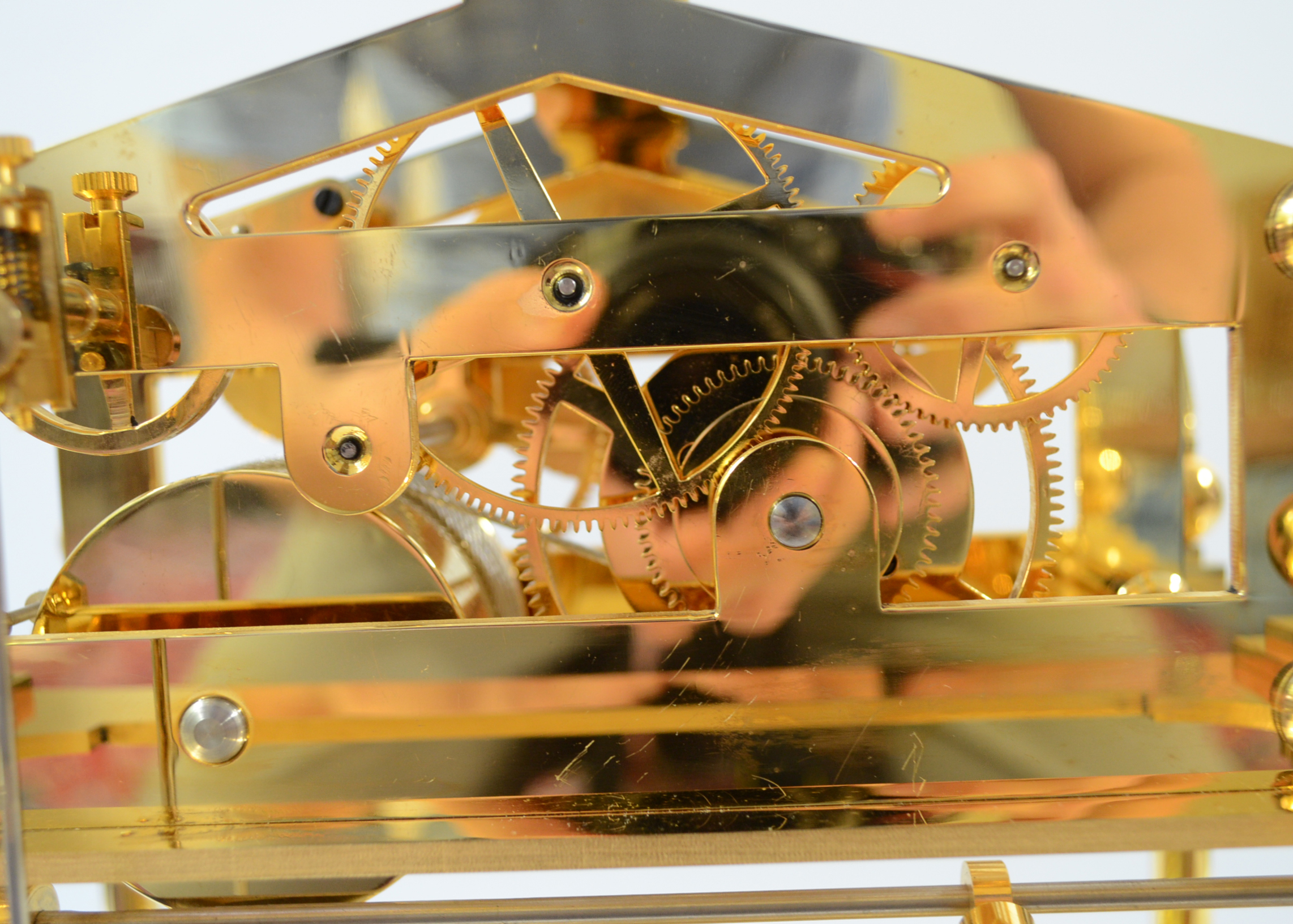 Gold Plated Congreve Rolling Ball Clock
