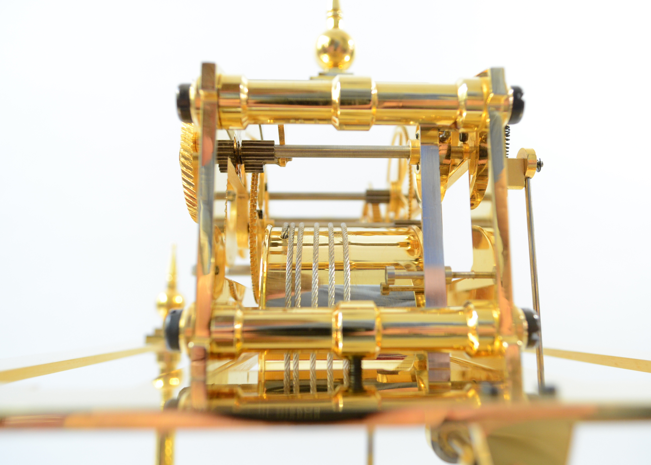 Gold Plated Congreve Rolling Ball Clock