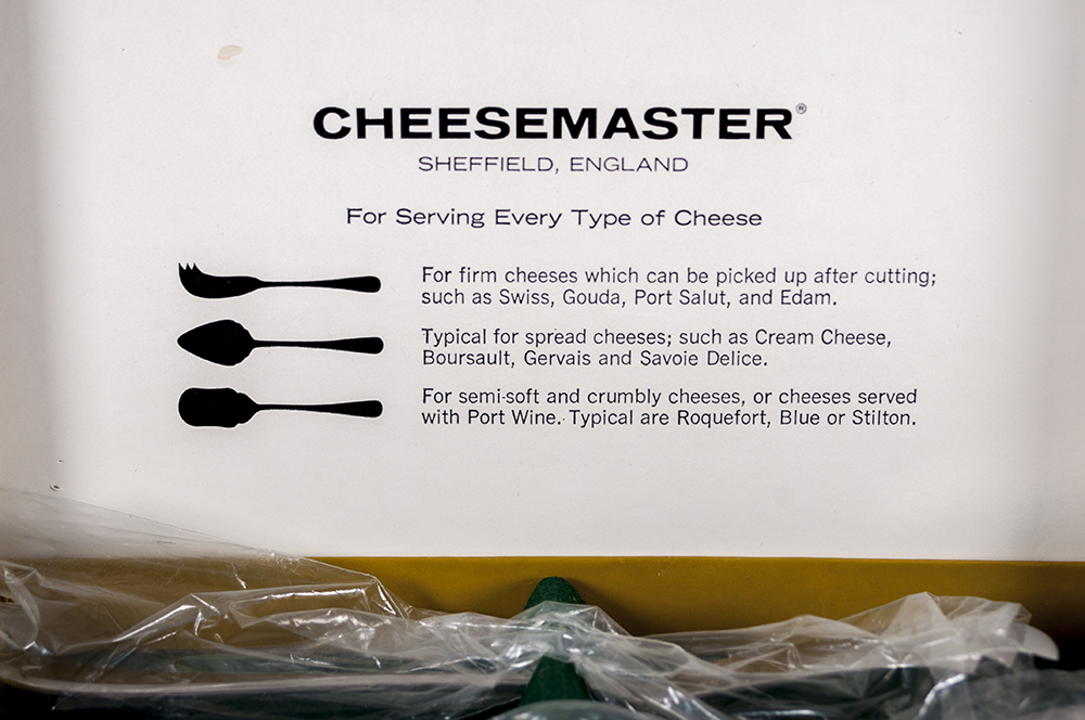 Vintage Cheese Serving Collection