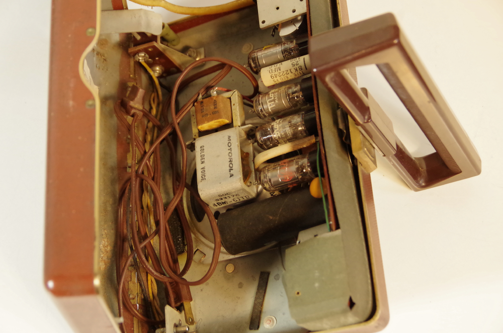 Vintage Motorola Suitcase Radio and Panasonic Radio