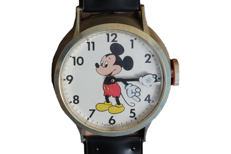 Mickey Mouse Watch Wall Clock