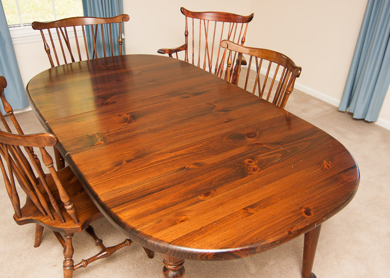 Ethan Allen Dining Table and Chairs