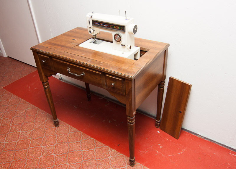 Vintage Kenmore Sewing Machine Table