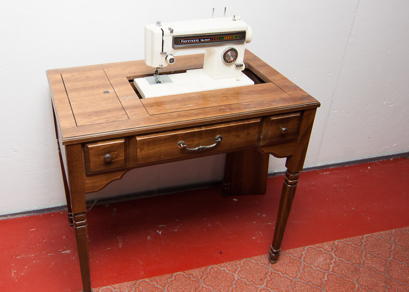 Vintage Kenmore Sewing Machine Table