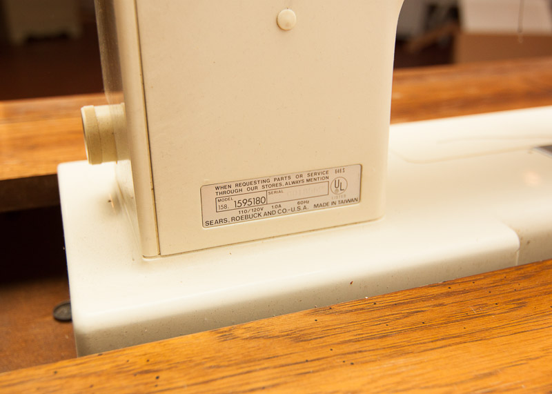 Vintage Kenmore Sewing Machine Table