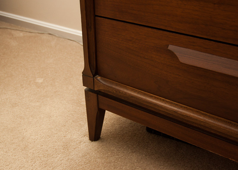 Vintage Bassett Furniture Dresser with Mirror