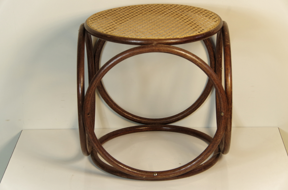 Bentwood Michael Thonet Circle Stool