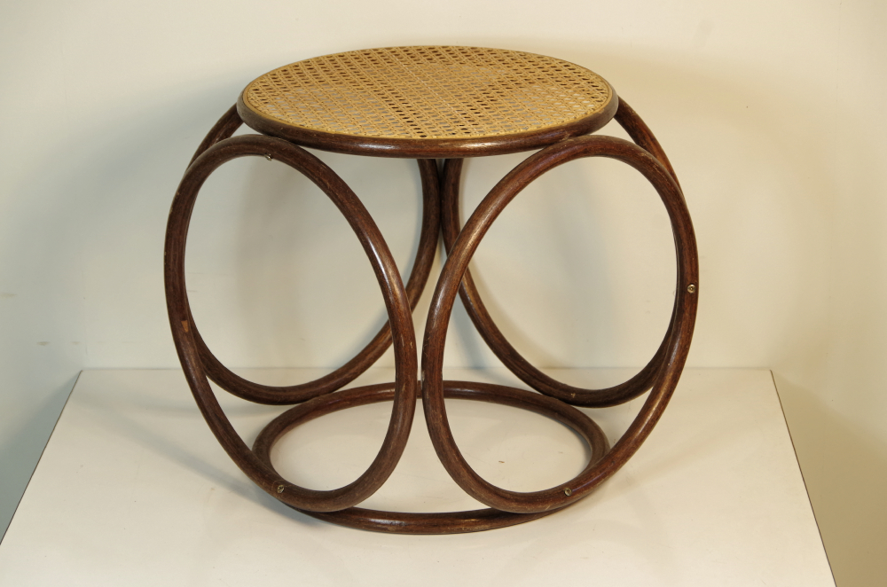 Bentwood Michael Thonet Circle Stool