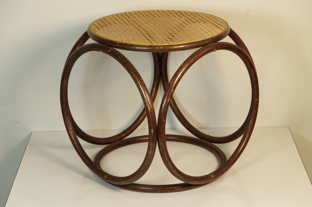 Bentwood Michael Thonet Circle Stool