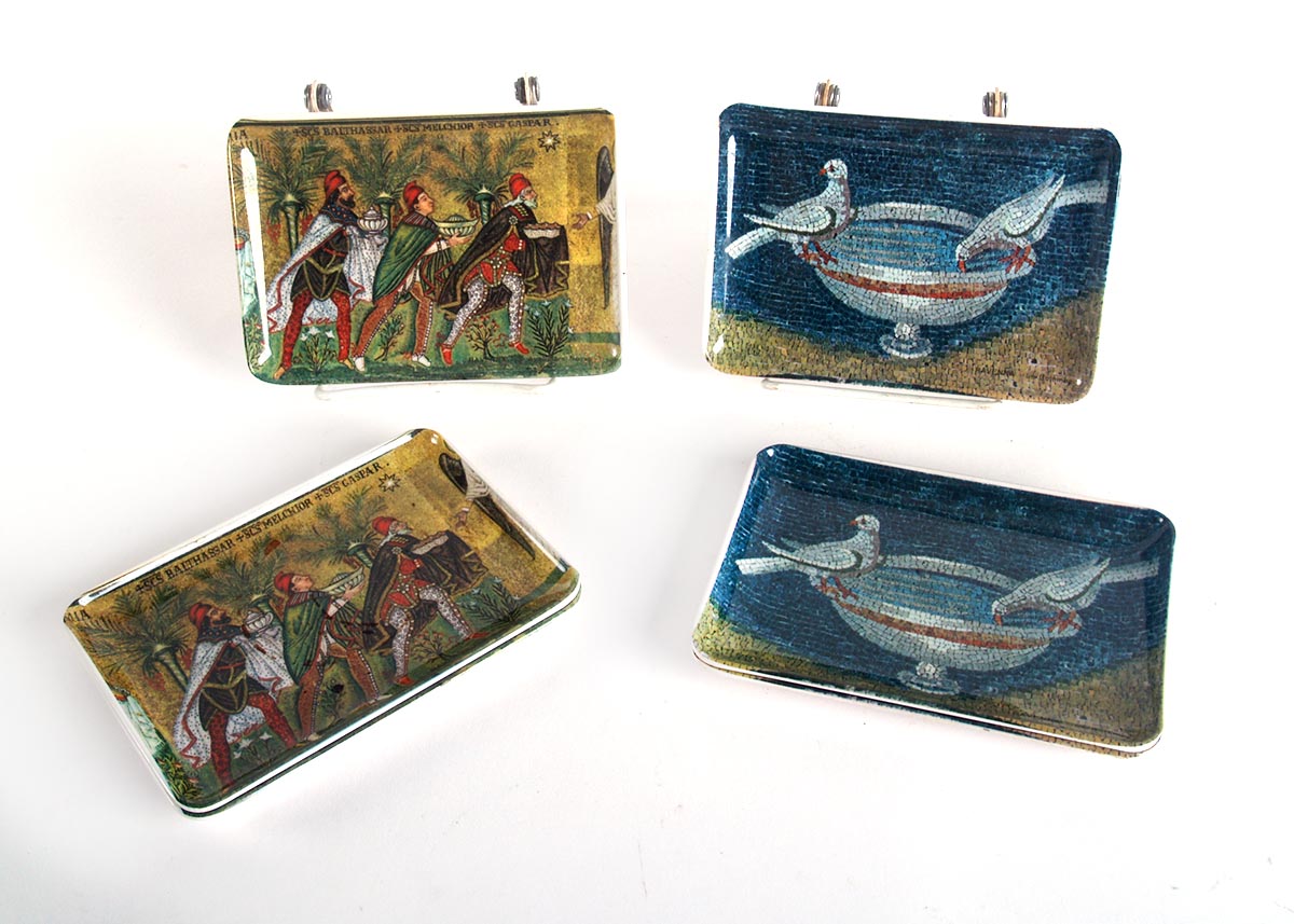 Vintage Mebel and R2S Italian Trays