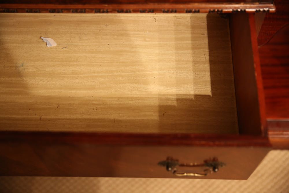 Genuine Mahogany Breakfront China Secretary