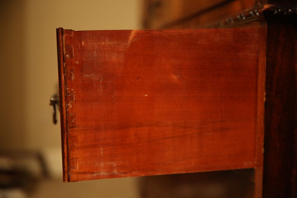 Genuine Mahogany Breakfront China Secretary