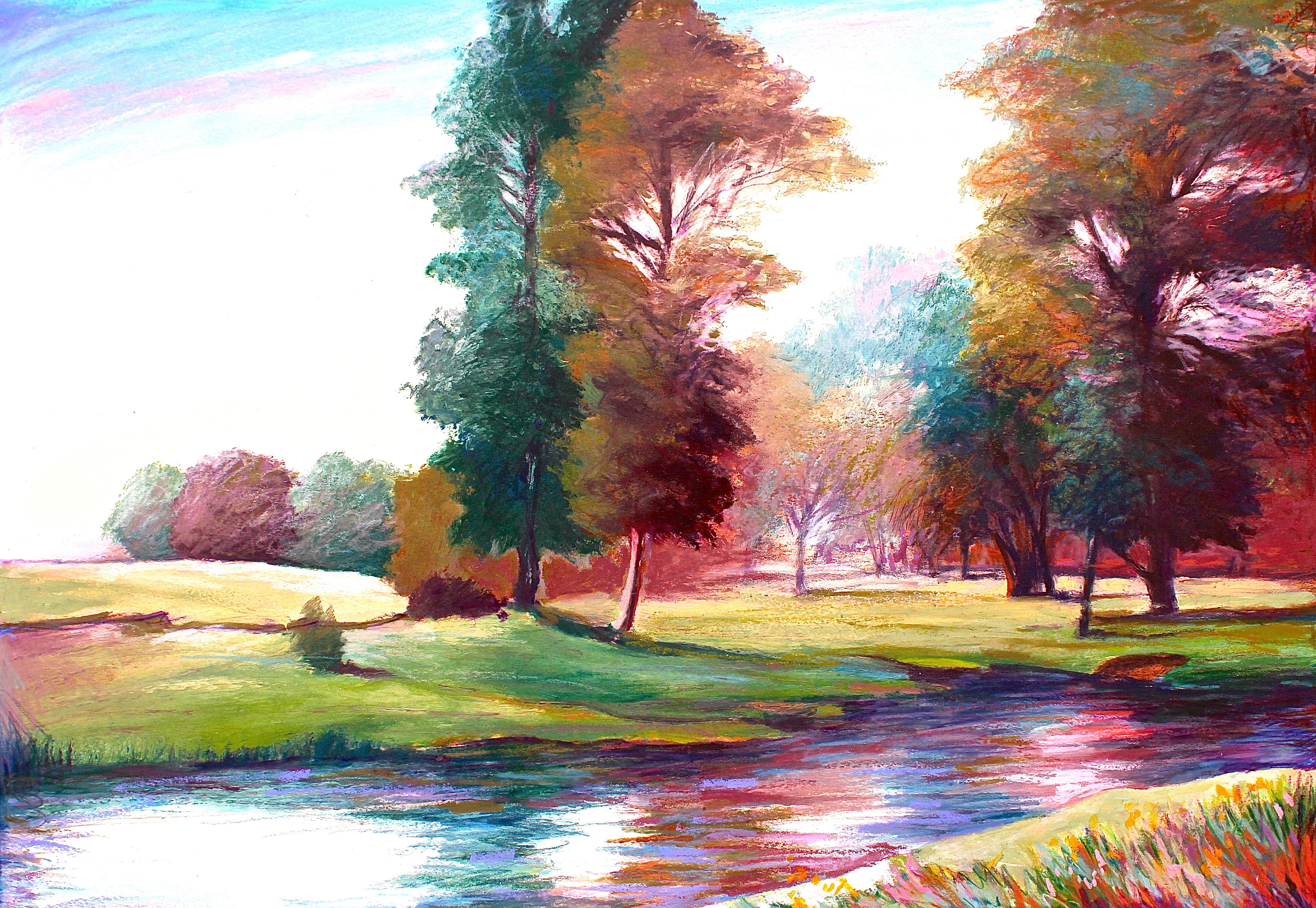 Elizabeth Reday Monotype "Georges Grove"