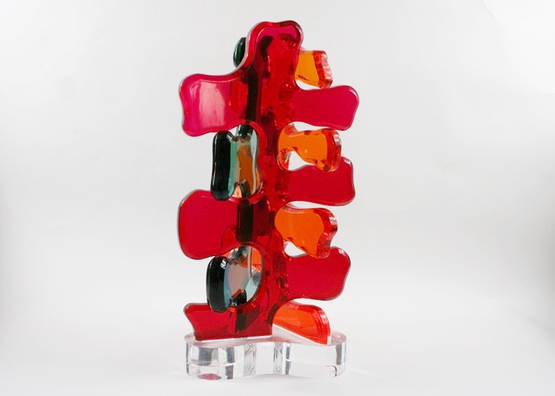 Contemporary Haziza Acrylic Sculpture