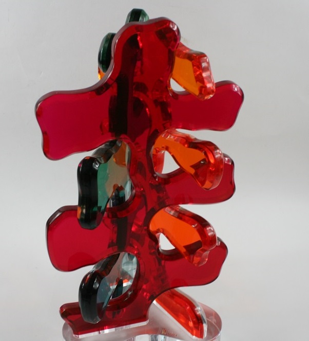 Contemporary Haziza Acrylic Sculpture