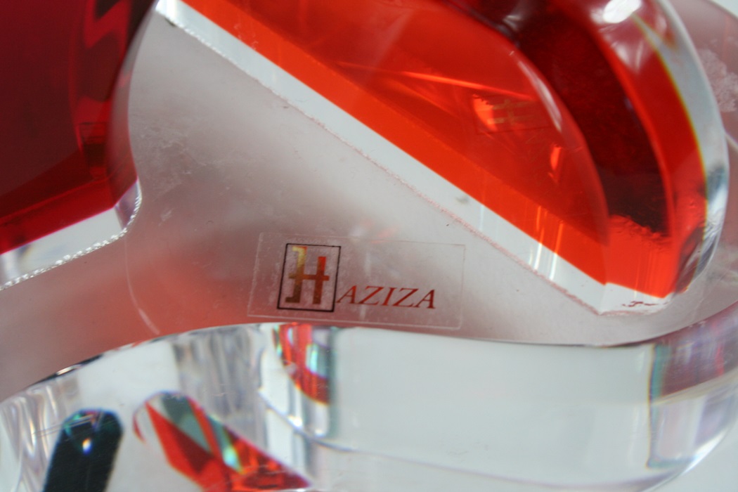 Contemporary Haziza Acrylic Sculpture