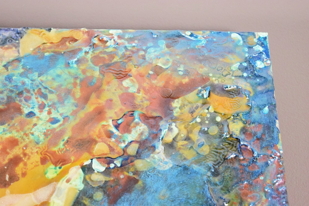 Original Abstract Mixed Media Painting by Luminous Lish