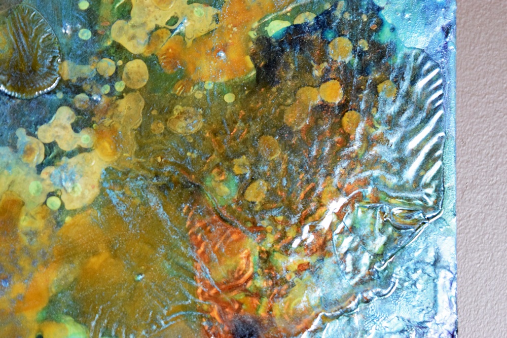 Original Abstract Mixed Media Painting by Luminous Lish