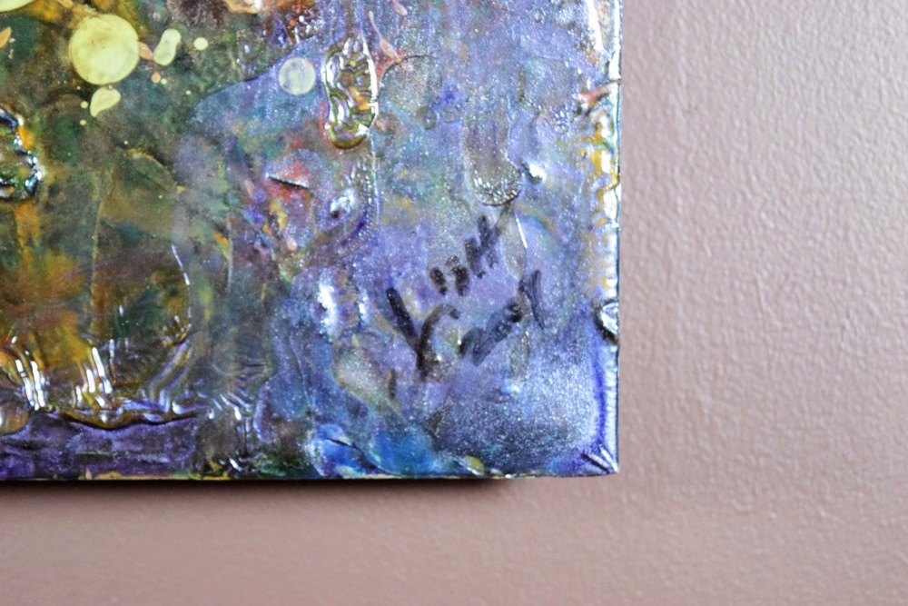 Original Abstract Mixed Media Painting by Luminous Lish
