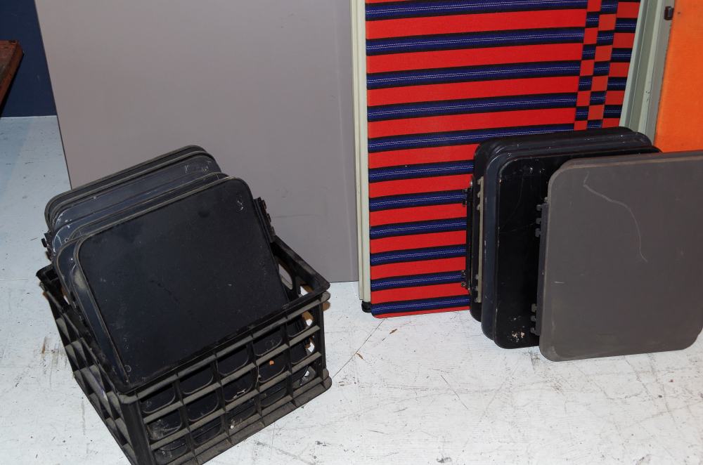 Vintage Herman Miller Wall Desk and Storage System