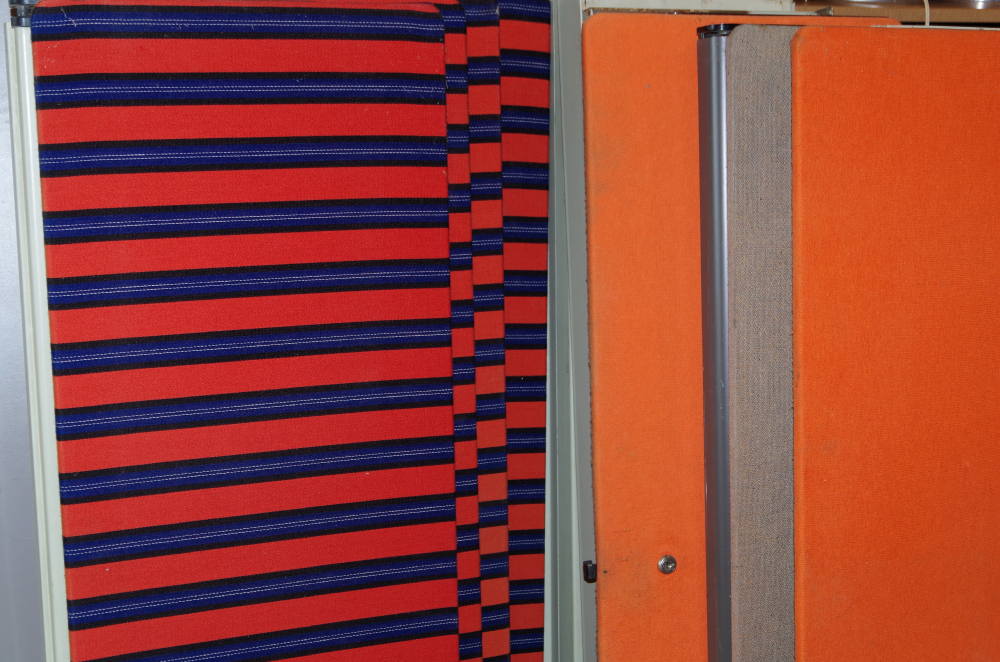 Vintage Herman Miller Wall Desk and Storage System