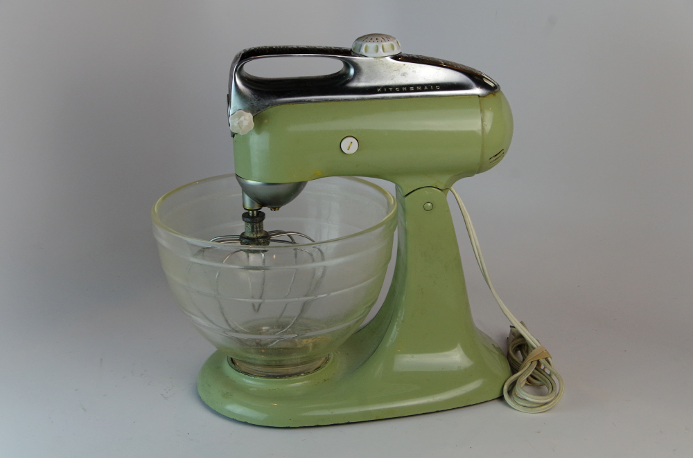Vintage Kitchenaid Mixer in Sage Green