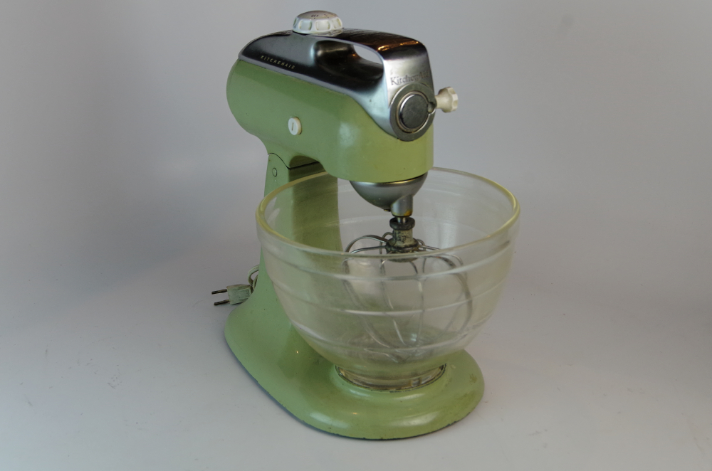 Vintage Kitchenaid Mixer in Sage Green