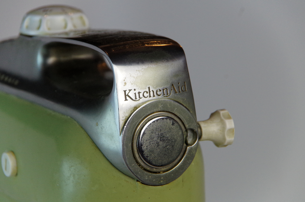 Vintage Kitchenaid Mixer in Sage Green