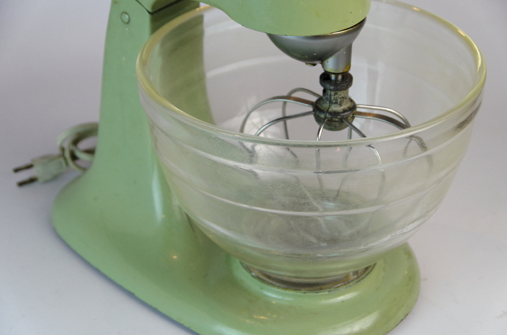 Vintage Kitchenaid Mixer in Sage Green