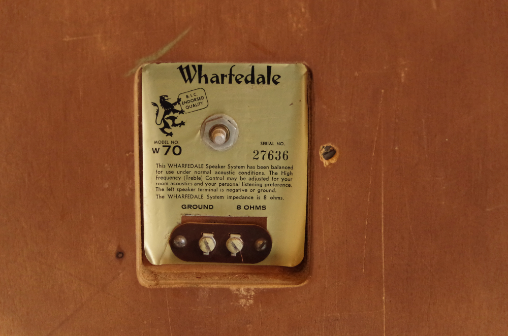 Vintage Wharfedale W70 Floor Speakers