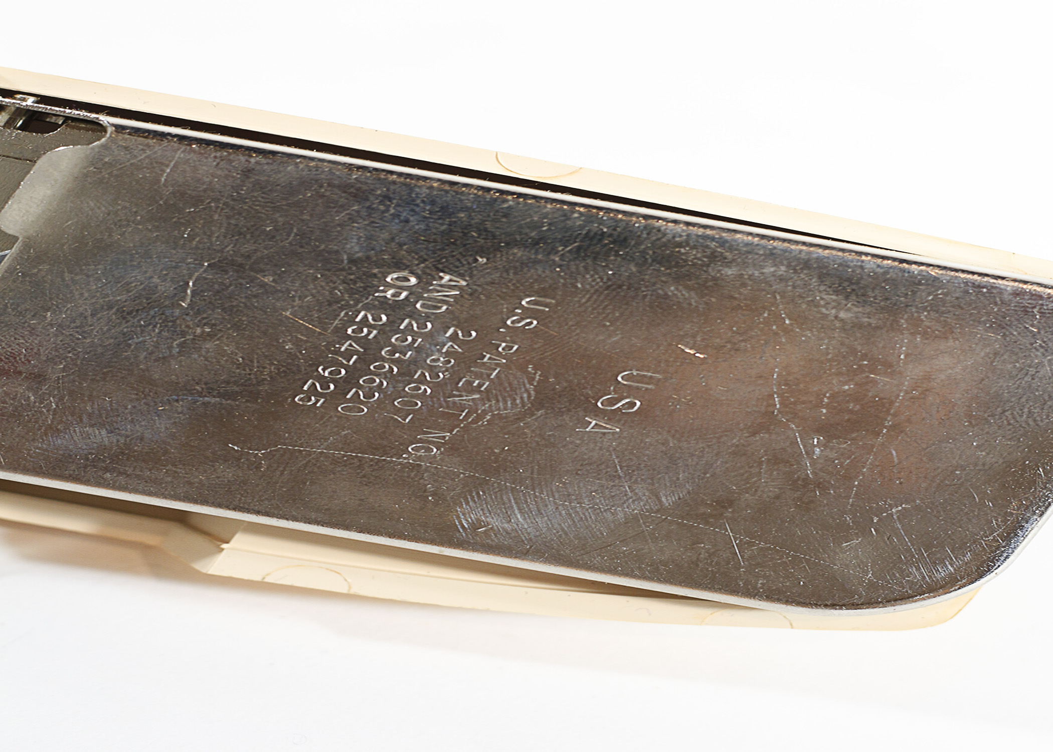 Vintage Retro Atomic Blue Singer Portable Buttonhole Attachment