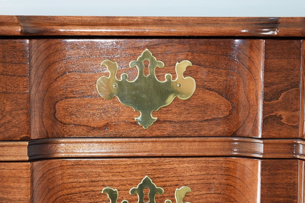 Mahogany Block Front Chest by Bartley Collection Ltd