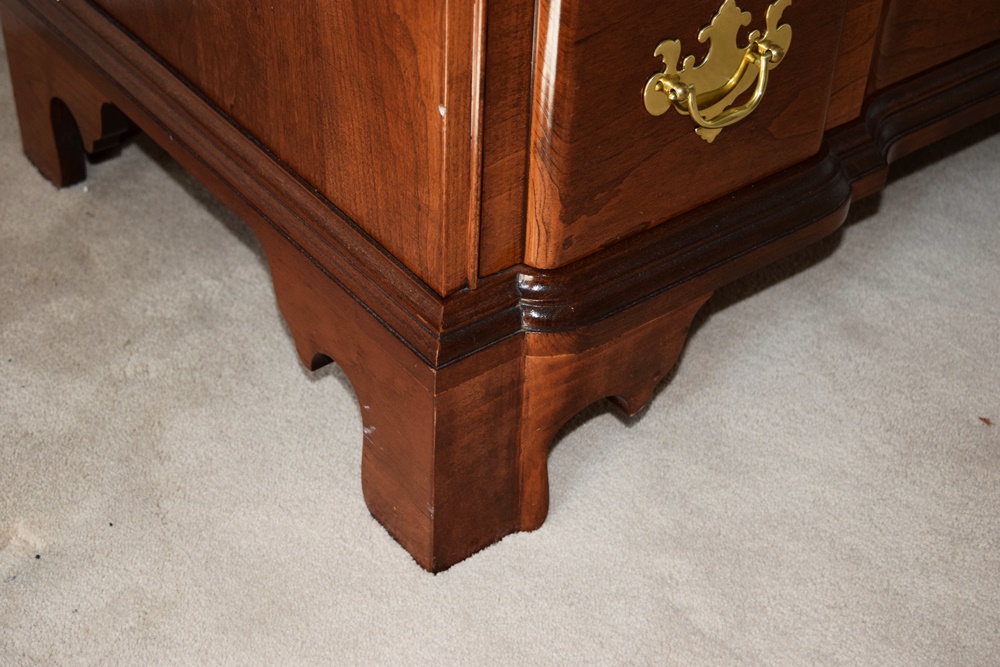 Mahogany Block Front Chest by Bartley Collection Ltd
