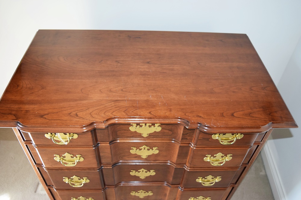 Mahogany Block Front Chest by Bartley Collection Ltd