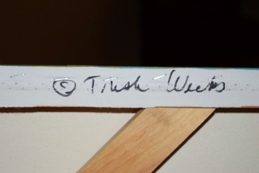 Trish Weeks Original Expressionistic Landscape in Oil on Canvas