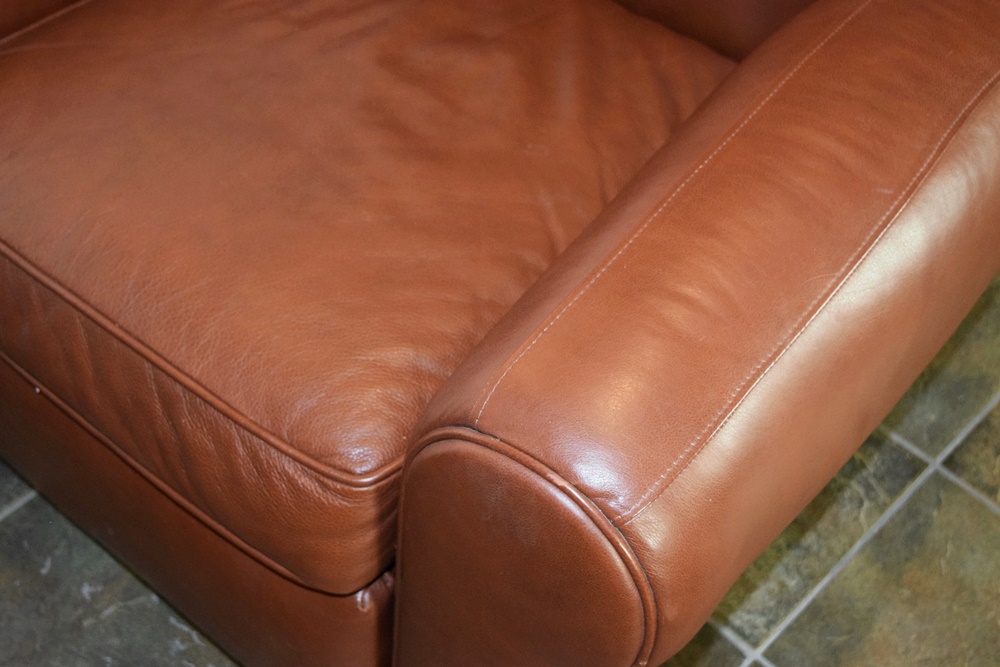 Barcalounger "Lectern" Leather Reclining Chair