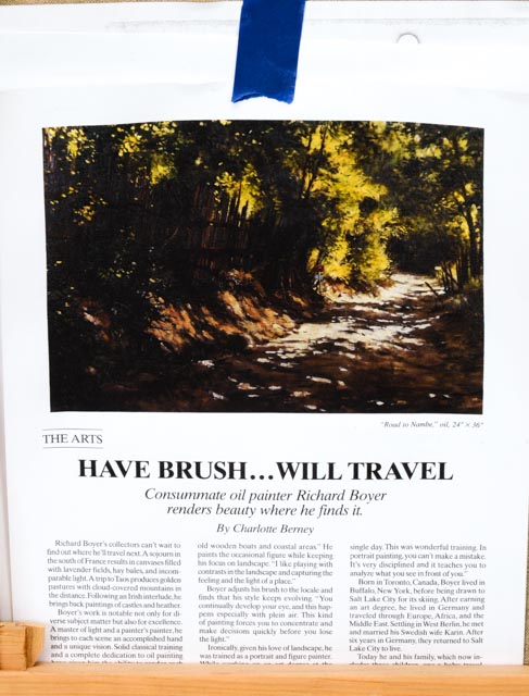 Original Richard Boyer Oil Painting "Walk in the Water"