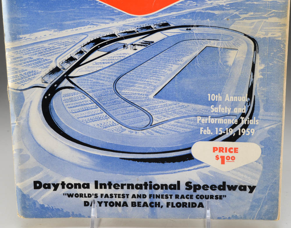 1959 Historic First Annual Daytona 500 Program