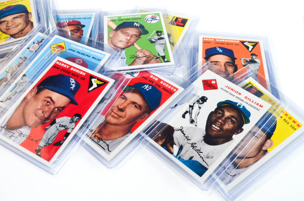 1954 Topps "Reprint" Baseball Cards