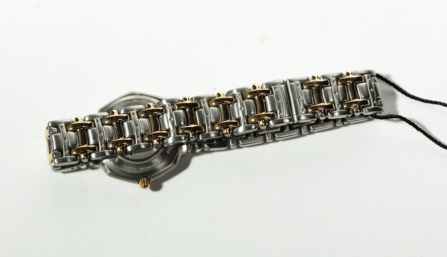 Noblia 18K Gold and Diamond Bezel Watch