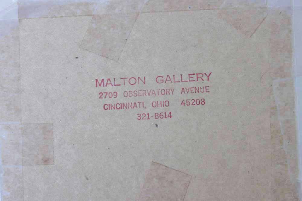 Signed, Limited Edition "Fish Deco" Aquatint by Sheila Bonser