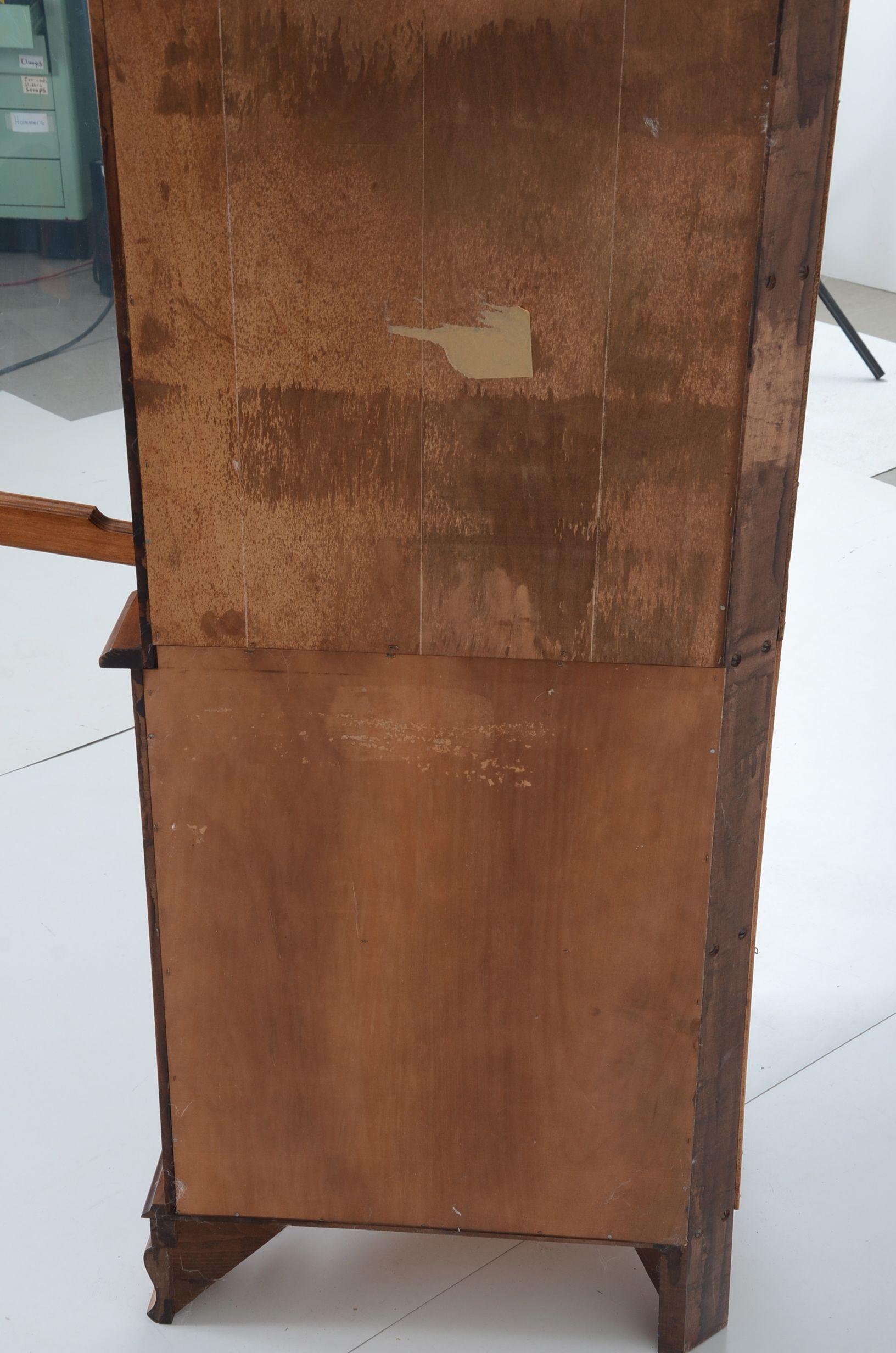 Vintage Tell City Maple Corner Cabinet