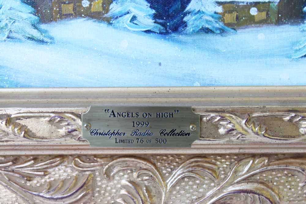 "Angels on High" Limited Edition Giclee Of Painting by C. Radko