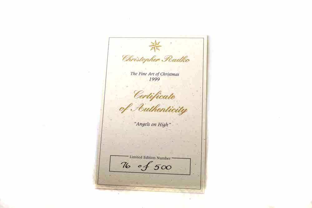 "Angels on High" Limited Edition Giclee Of Painting by C. Radko